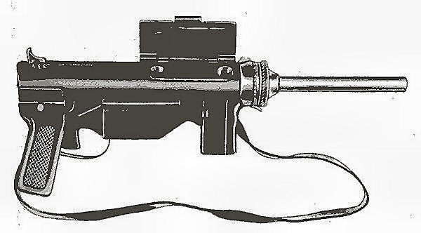 Chinese copy of US M3A1 Grease Gun