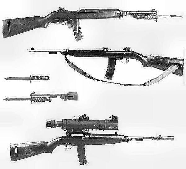 Korean War M2 And M3 Carbines