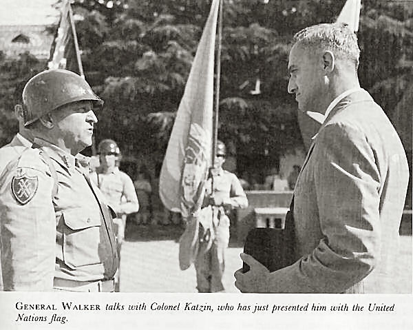 General Walker and Col. Alfred G. Katzin