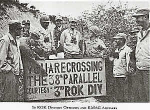  3d ROK Division Officers and KMAG Advisers 
