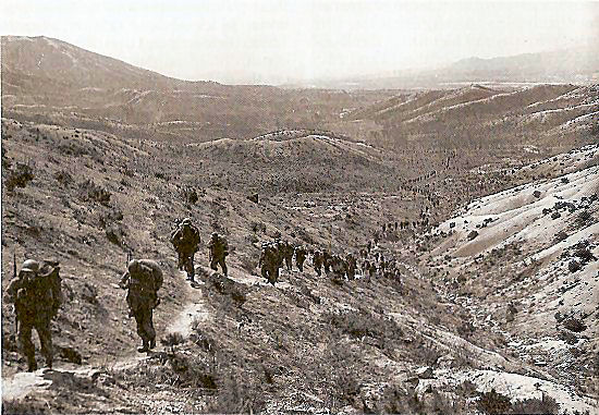 3d Infantry Division Troops in the Uijongbu Area, March 23 '51