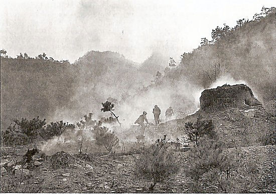 Marines Advance in the Yanggu Area