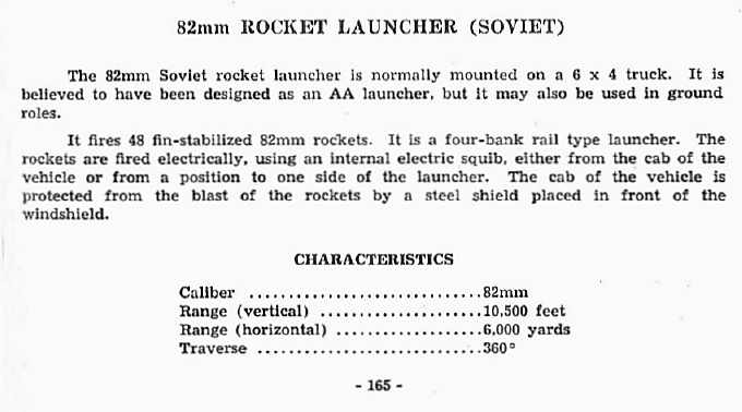  82mm Rocket Launcher (Soviet) 