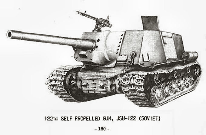  122mm Self-Propelled Gun, JSU-122 (Soviet) 