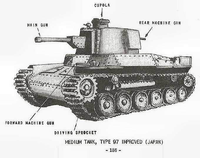  Medium Tank, Type 97 Improved (Japan) 