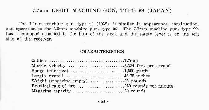 7.7mm Light Machine Gun, Type 99 (Japan)