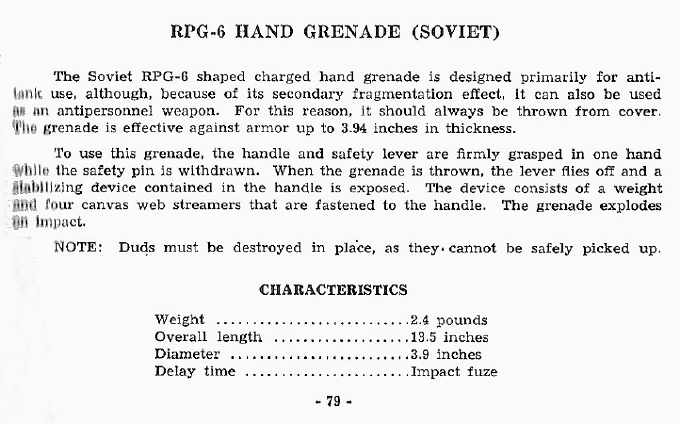 RPG-6 Hand Grenade (Soviet)