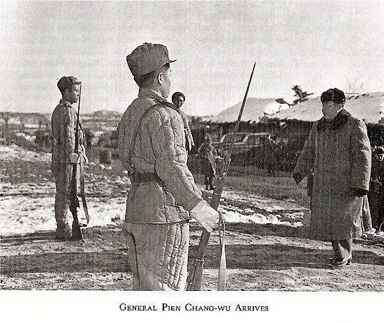 General Pien Chang-wu Arrives
