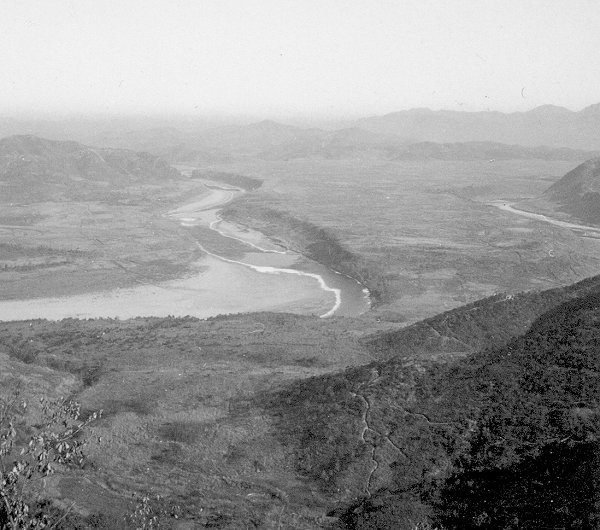  The Imjin River looking N.E. from 2RAR position; Kansas Line; August 1953 