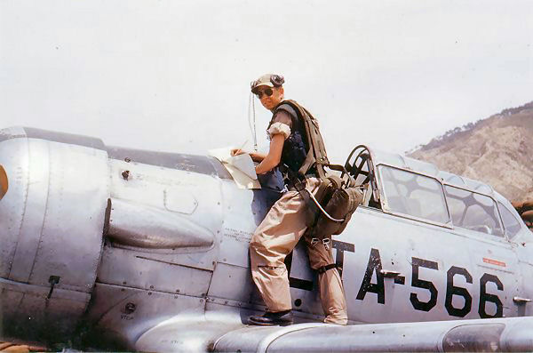   Earl Marsh, Prior to flying another mission, K47 Chunchon 1953