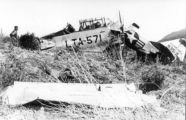 Crash Landing, South of Chunchon,26 May 1953