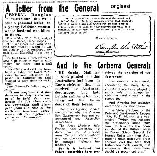 November 1950 Newspaper Report