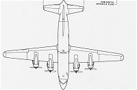 DC-4 3-view sketch