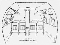 Sketch of DC-4 interior