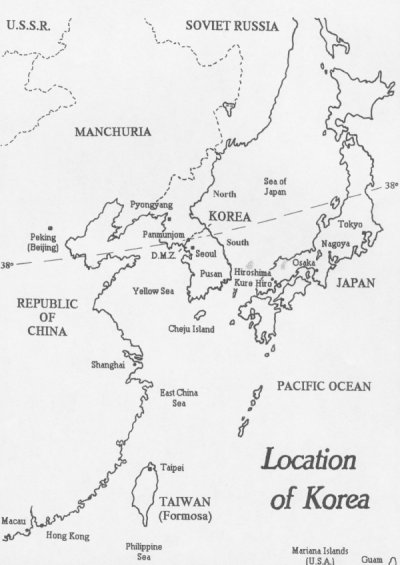 Map, Northwest Pacific