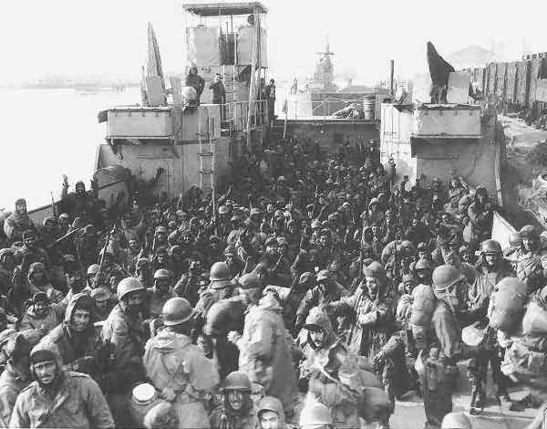 3rd Division, last troops evacuating Hungnam