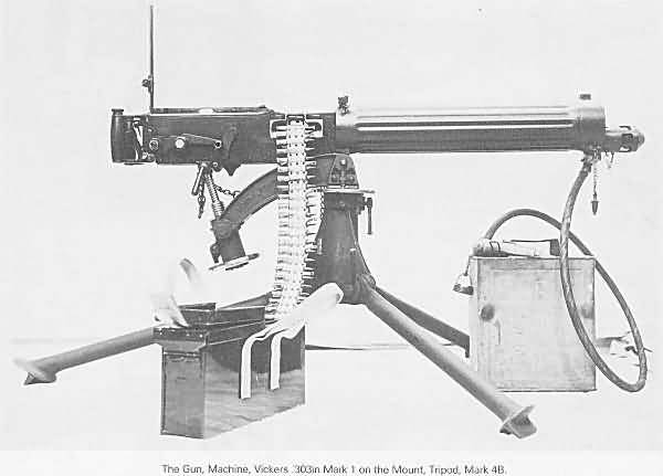Vickers .303 Water-Cooled Machine Gun 
