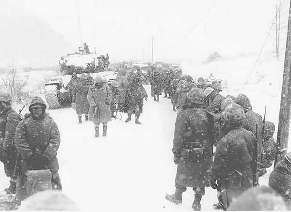 Marines on Main Supply Road