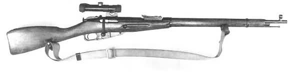 M91/30 Mosin-Nagent sniper rifle