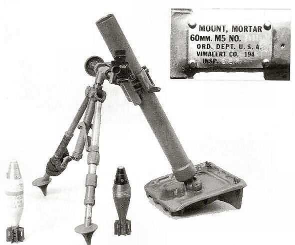 60mm Mortar M2 with M5 mount