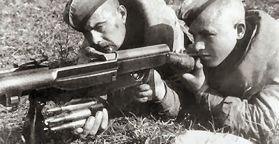 Russian 14.5 mm antitank rifle PTRS-1941