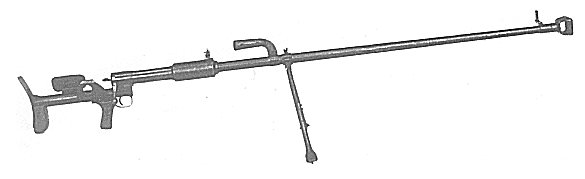 Russian 14.5 mm antitank rifle PTRD-1941