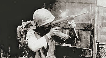 M3A1 Grease Gun Sniper Suppression