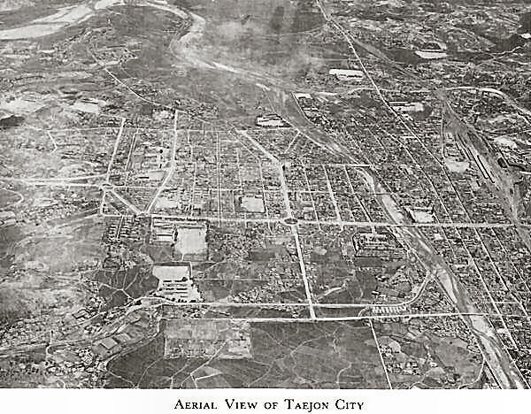 Aerial view of Taejon city