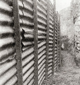 Photo:  2RAR trench section at The Hook, before July 1953 bombardments