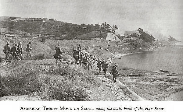  American Troops Move on Seoul 