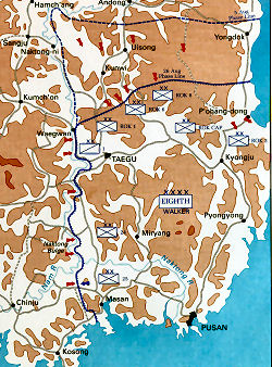 Pusan Perimeter Map