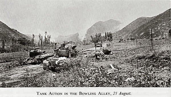 Tank Action in the Bowling Alley 