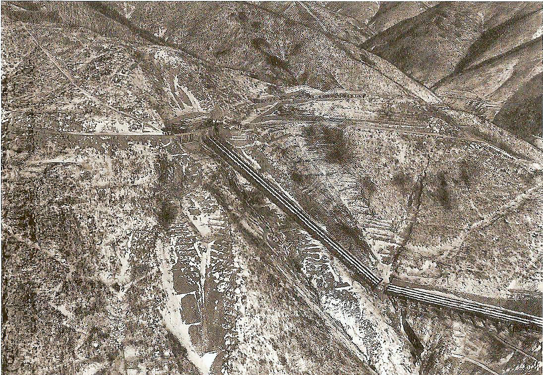  The Destroyed Bridge South of Koto-ri  (right click, view image to see actual photo)