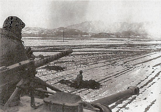 Eighth Army Troops Dig In North Of Seoul