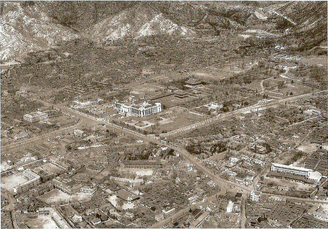   Seoul:  The Capitol Is At Center  (right click, view image to see actual photo)