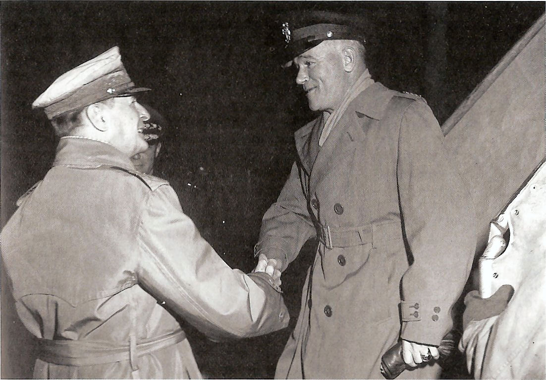  General Collins With General MacArthur, Japan, Jan 15 '511  (right click, view image to see actual photo)