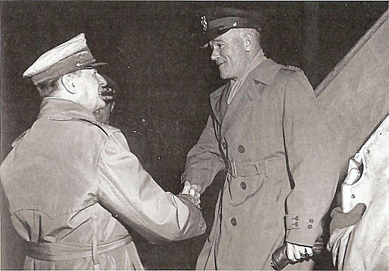 General Collins With General MacArthur, Japan, Jan 15 '51