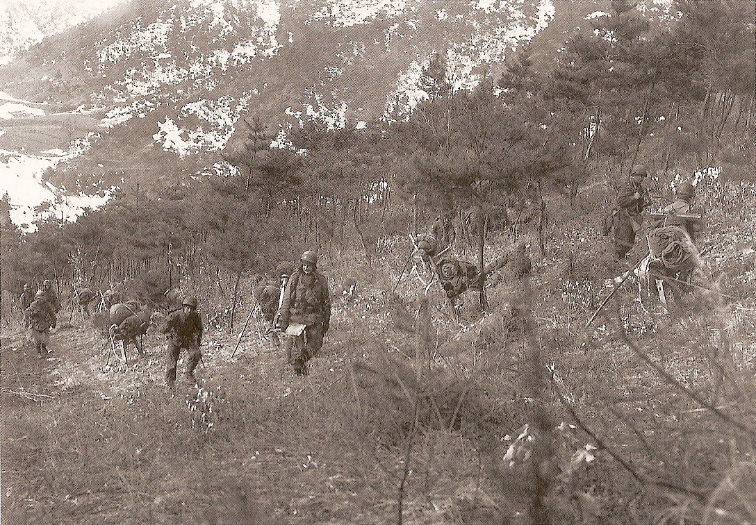  5th Regimental Combat Team Advances Toward the Han River, Feb 5 '41  (right click, view image to see actual photo)