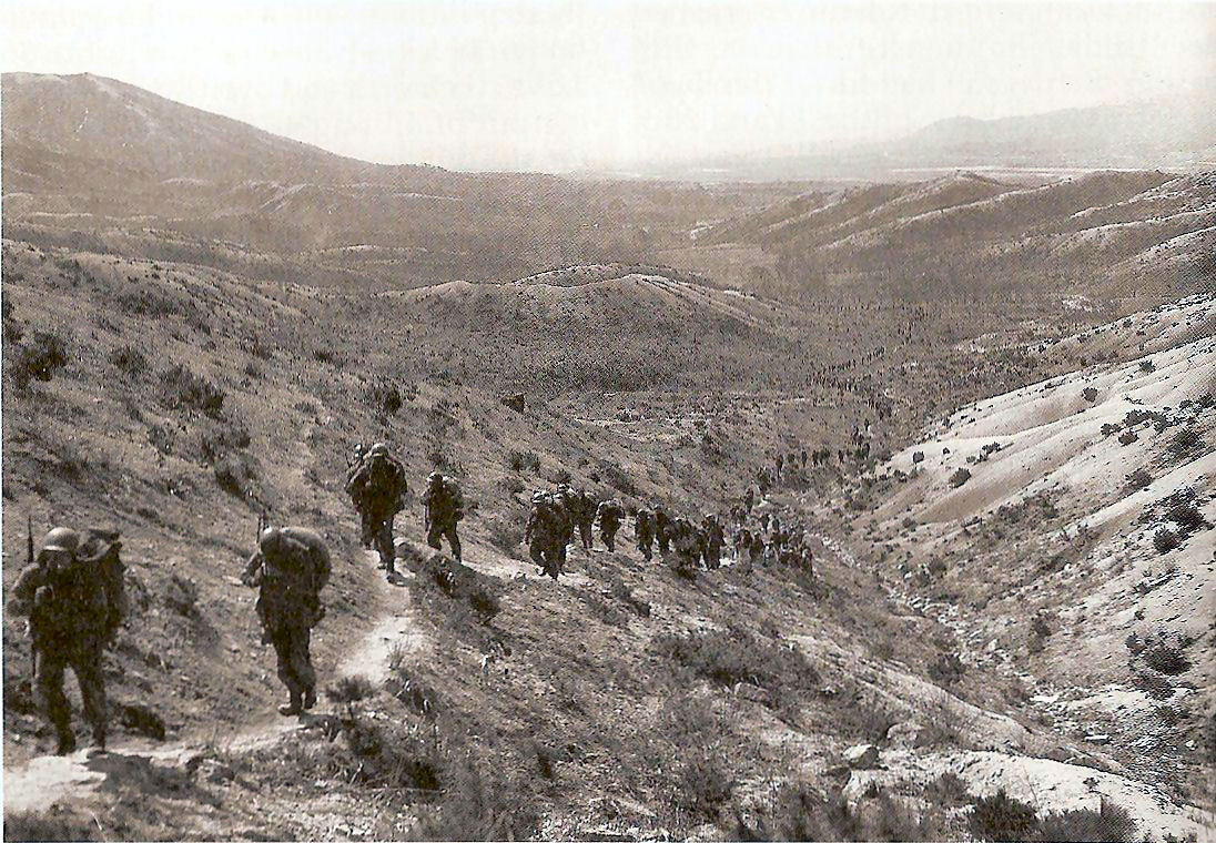  3d Infantry Division Troops in the Uijongbu Area, March 23 '51  (right click, view image to see actual photo)