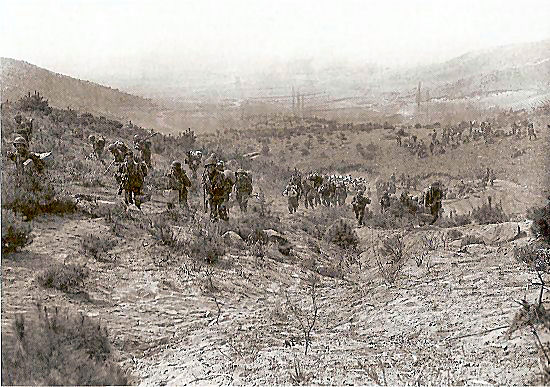 Belgian Troops Retreat From the Hill 194 Area