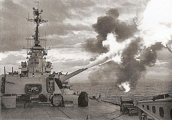 General MacArthur and General Ridgway meet on East Coast, April 3 The USS Toledo In Action