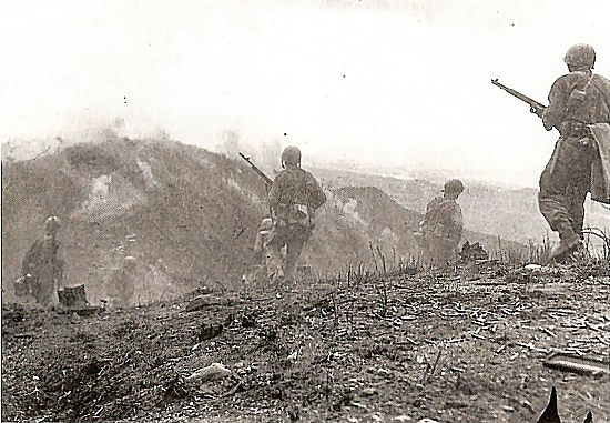 3d Infantry Division Troops in the Sobang Hills
