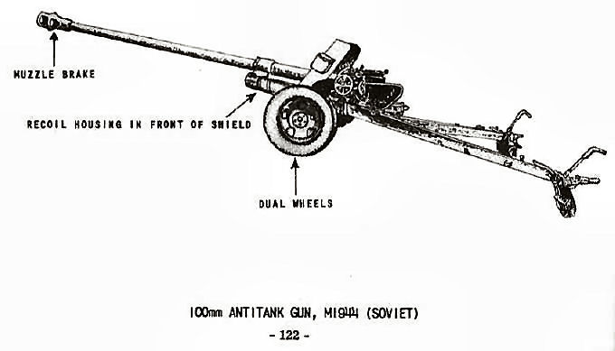  100mm Antitank Gun, M1944 (Soviet) 