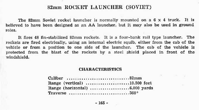 82mm Rocket Launcher (Soviet) 
