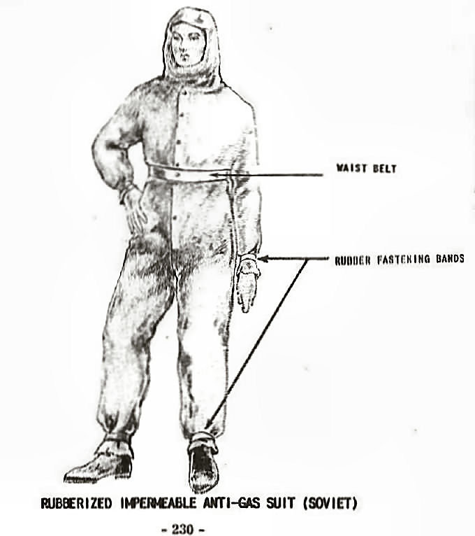  Rubberized Impermeable Anti-Gas Suit (Soviet) 