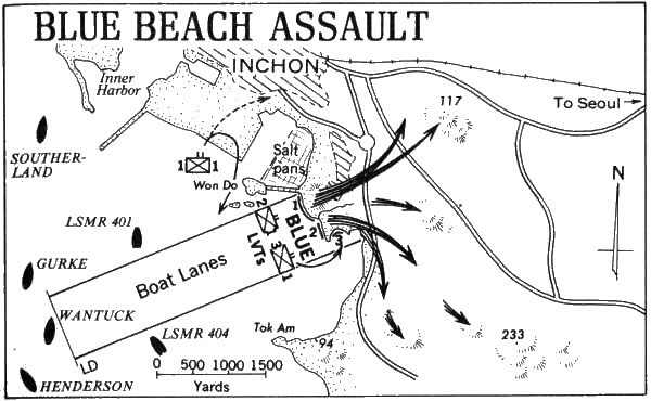 Wantuck Control Ship for Blue Beach Assault