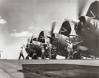 Vought F4U-4B Corsair Fighters