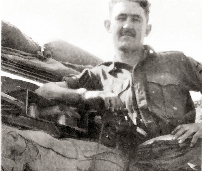 In Mortar Observation Post, '53