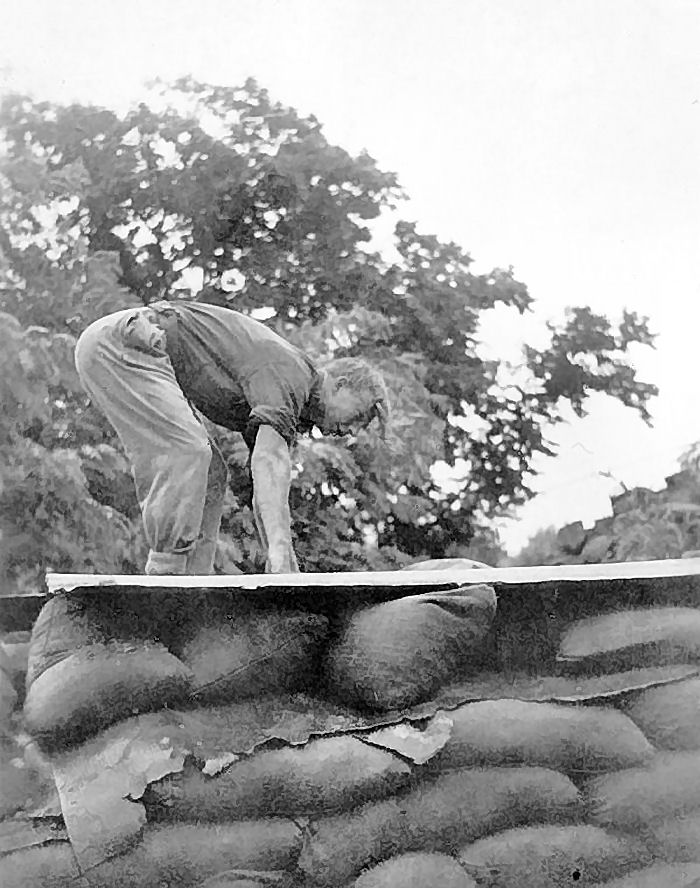 Snowy on the Roof, '53