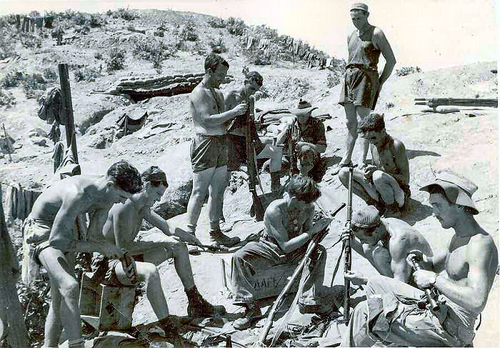 Remnants of 6 Pltn B Coy 3 RAR.